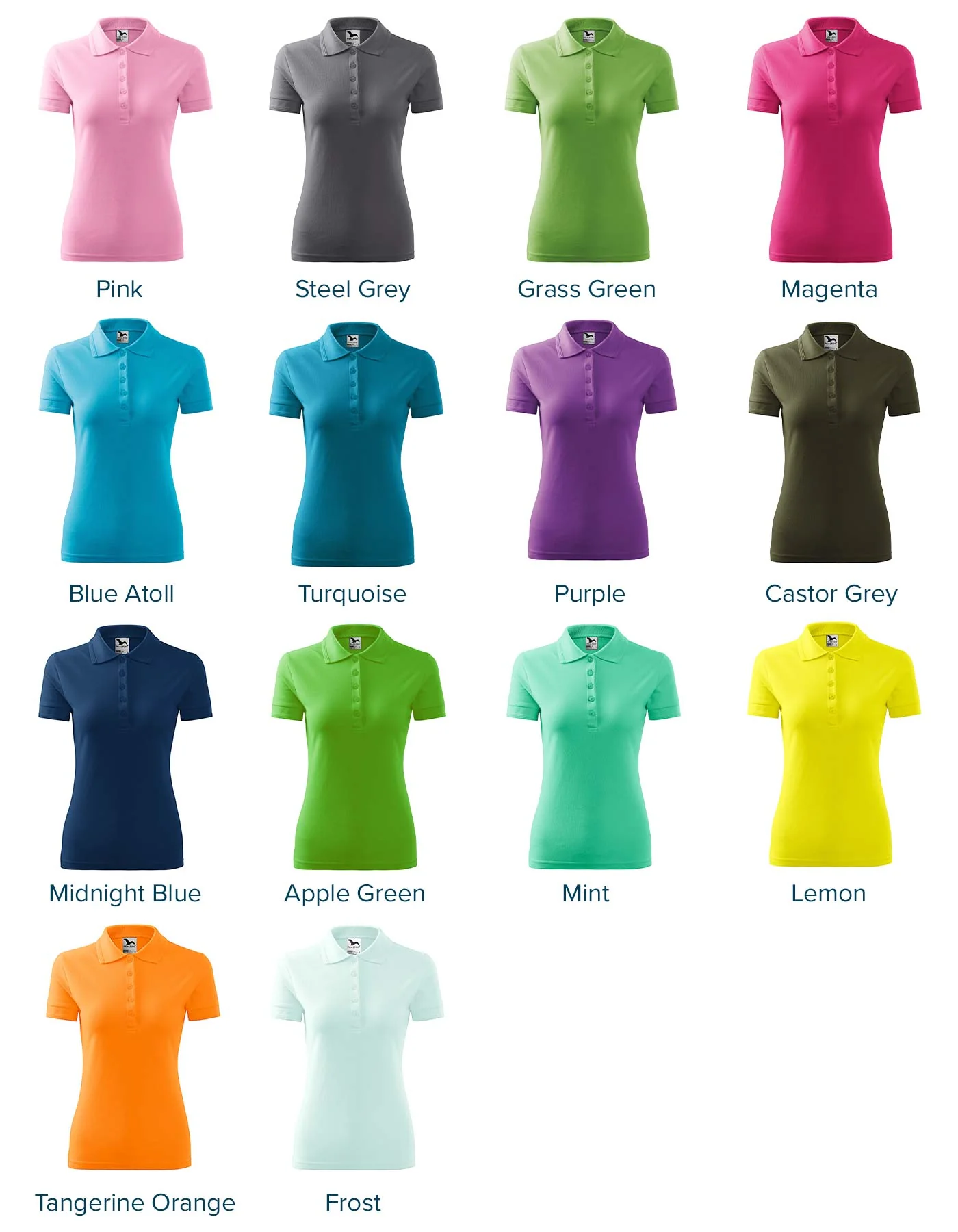 Women Pique Polo 210 - Image 4