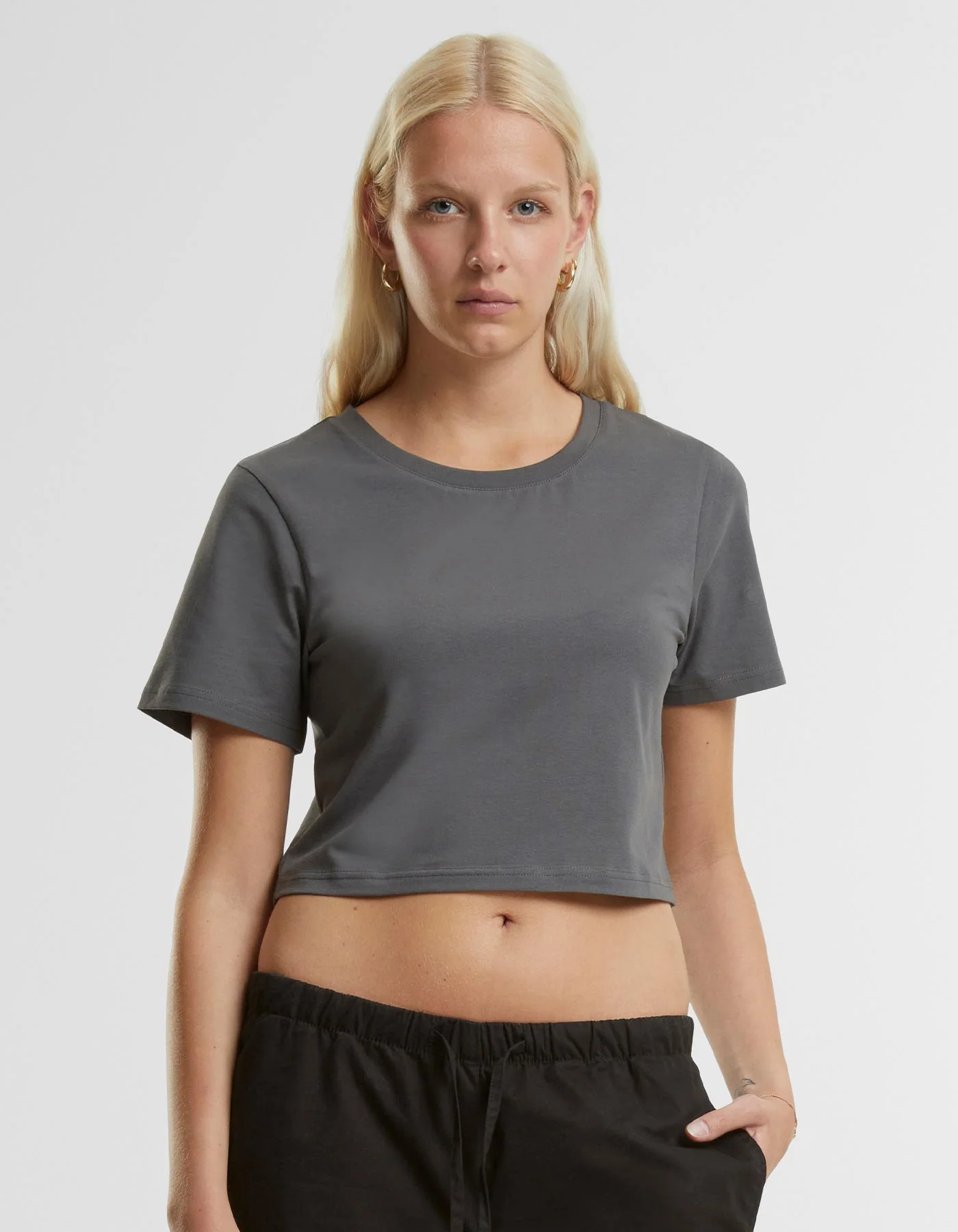 Ladies Cropped Tee - Image 4