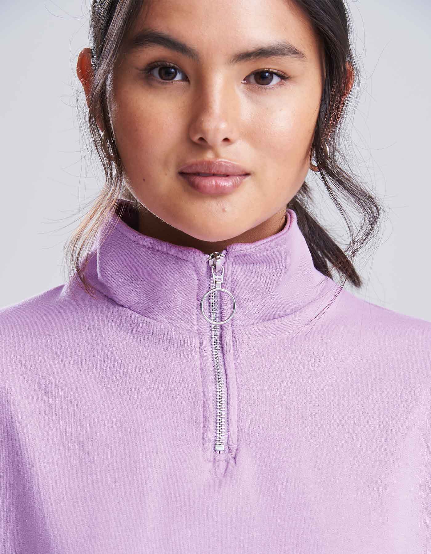 Women´s Cropped 1/4 Zip Sweat - Image 3